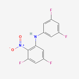 molecular formula C12H6F4N2O2 B8538069 N-(3,5-difluorophenyl)-3,5-difluoro-2-nitroaniline 