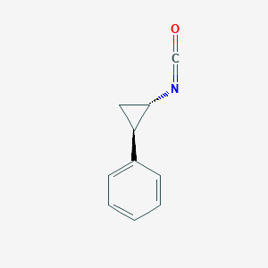 molecular formula C10H9NO B8538083 [(1R,2S)-2-Isocyanatocyclopropyl]benzene 