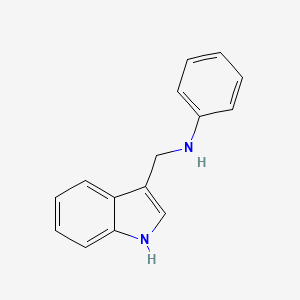 3-(Anilinomethyl)indole