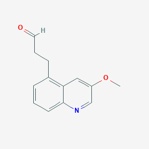 3-(3-Methoxy-quinolin-5-yl)-propionaldehyde