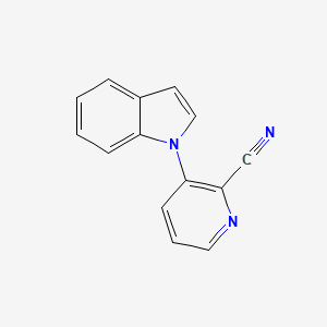 3-Indol-1-yl-pyridine-2-carbonitrile