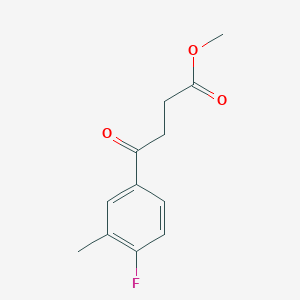Methyl 4-(4-fluoro-3-methylphenyl)-4-oxobutanoate