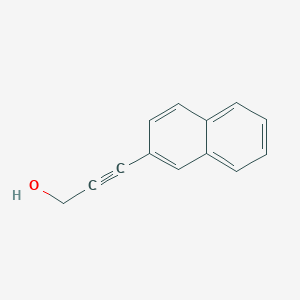 molecular formula C13H10O B8538185 3-(2-Naphthyl)-2-propyn-1-ol 