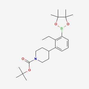 1,1-Dimethylethyl 4-[2-ethyl-3-(4,4,5,5-tetramethyl-1,3,2-dioxaborolan-2-yl)phenyl]-1-piperidinecarboxylate