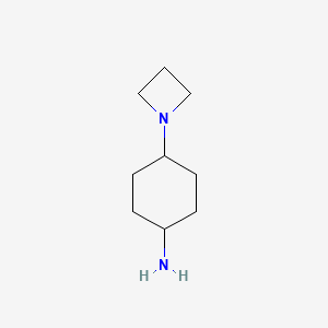 4-(Azetidin-1-yl)cyclohexan-1-amine