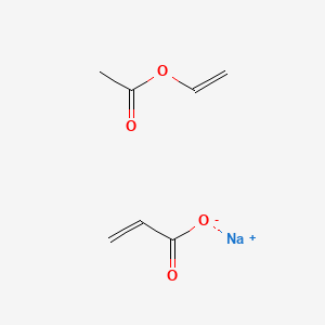 molecular formula C7H9NaO4 B8538197 Vinyl acetate sodium acrylate CAS No. 58931-94-5