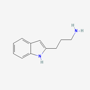 molecular formula C11H14N2 B8538205 Indole-propylamine 