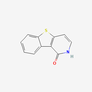 molecular formula C11H7NOS B8538228 [1]benzothieno[3,2-c]pyridin-1(2H)-one 