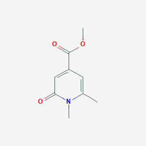 molecular formula C9H11NO3 B8538273 Methyl1,6-dimethyl-2-oxo-1,2-dihydropyridine-4-carboxylate 