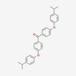 molecular formula C31H30O3 B8538390 4,4'-bis(4-Isopropylphenoxy)benzophenone CAS No. 196091-06-2