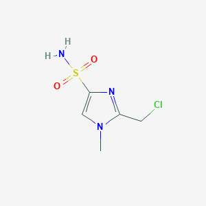 2-(chloromethyl)-1-methyl-1H-imidazole-4-sulfonamide