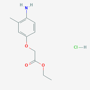 Acetic acid,(4-amino-3-methylphenoxy)-,ethyl ester hydrochloride