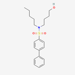 Biphenyl-4-sulfonic acid-(4-hydroxybutyl)-pentyl-amide