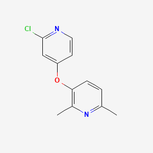 3-(2-Chloropyridin-4-yl)oxy-2,6-dimethyl-pyridine