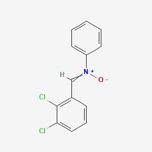 molecular formula C13H9Cl2NO B8538599 (2,3-Dichlorophenyl)-N-phenylmethanimine N-oxide CAS No. 452296-96-7