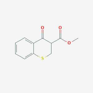 molecular formula C11H10O3S B8538651 Methyl 4-oxothiochromane-3-carboxylate 