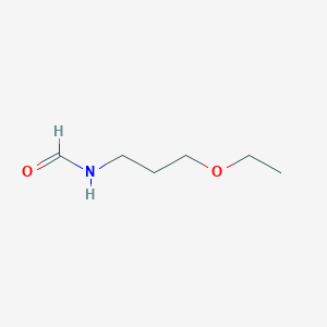 molecular formula C6H13NO2 B8538656 N-(3-ethoxypropyl)formamide 