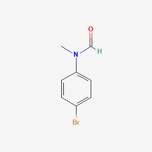 molecular formula C8H8BrNO B8538661 N-(4-Bromophenyl)-N-methylformamide 