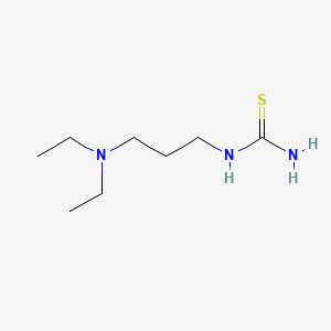 molecular formula C8H19N3S B8538747 3-Diethylaminopropylisothiourea CAS No. 63680-36-4