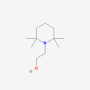 molecular formula C11H23NO B8538755 2,2,6,6-Tetramethylpiperidine-1-ethanol 
