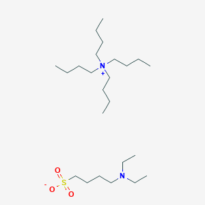 molecular formula C24H54N2O3S B8538855 Tetrabutylammonium 4-diethylaminobutylsulfonate 