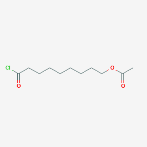 molecular formula C11H19ClO3 B8538887 9-Acetoxynonanoyl chloride 