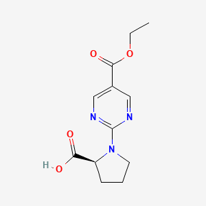 (5-(Ethoxycarbonyl)pyrimidin-2-YL)-L-proline