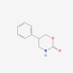 molecular formula C10H11NO2 B8538930 5-Phenyl-1,3-oxazinan-2-one 