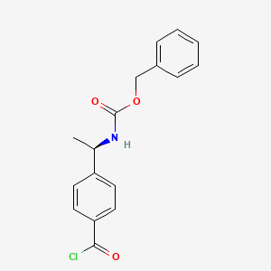 benzyl (R)-(1-(4-(chlorocarbonyl)phenyl)ethyl)carbamate