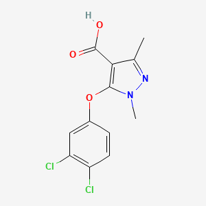 5-(3,4-dichlorophenoxy)-1,3-dimethyl-1H-pyrazole-4-carboxylic acid