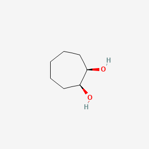 molecular formula C7H14O2 B8538960 cis-1,2-Cycloheptanediol 