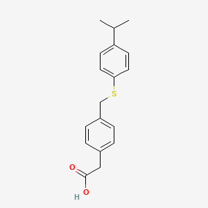 [4-(4-Isopropyl-phenylsulfanylmethyl)-phenyl]acetic acid
