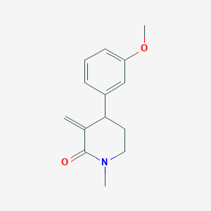 4-(3-Methoxyphenyl)-1-methyl-3-methylidenepiperidin-2-one