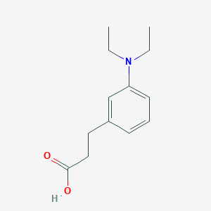 molecular formula C13H19NO2 B8539014 3-Diethylamino-hydrocinnamic acid 
