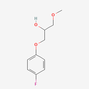 molecular formula C10H13FO3 B8539025 1-(4-Fluorophenoxy)-3-methoxy-propan-2-ol 