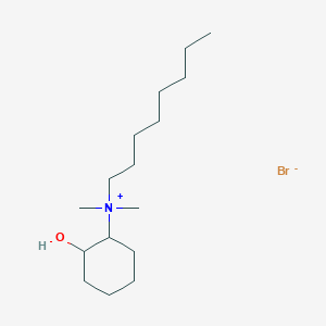 2-Hydroxy-N,N-dimethyl-N-octylcyclohexan-1-aminium bromide