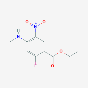 Ethyl 2-fluoro-4-(methylamino)-5-nitrobenzoate
