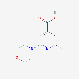 2-Methyl-6-(morpholin-4-yl)isonicotinic acid