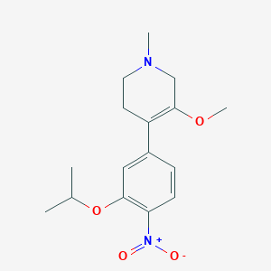 5-Methoxy-1-methyl-4-[4-nitro-3-(propan-2-yloxy)phenyl]-1,2,3,6-tetrahydropyridine