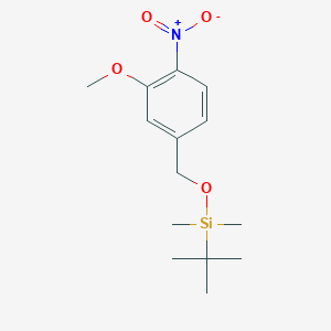 Tert-butyl(3-methoxy-4-nitrobenzyloxy)dimethylsilane