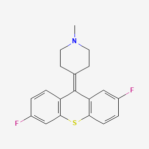 4-(2,6-Difluoro-9H-thioxanthen-9-ylidene)-1-methylpiperidine