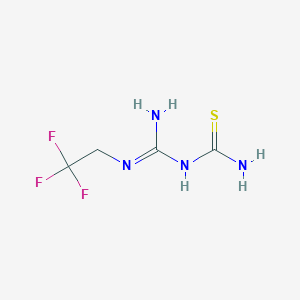 N-[N'-(2,2,2-Trifluoroethyl)carbamimidoyl]thiourea