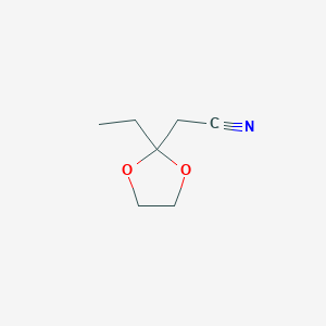 (2-Ethyl-[1,3]dioxolan-2-yl)-acetonitrile
