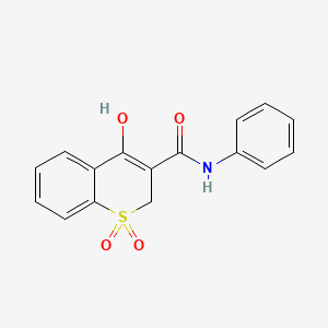 4-Hydroxy-2H-1-benzothiopyran-3-carboxanilide 1,1-Dioxide