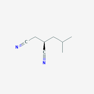 (2R)-2-(2-Methylpropyl)butanedinitrile