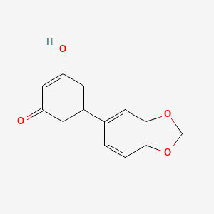 5-(2H-1,3-Benzodioxol-5-yl)-3-hydroxycyclohex-2-en-1-one