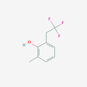 molecular formula C9H9F3O B8539305 2-Methyl-6-(2,2,2-trifluoro-ethyl)-phenol 
