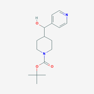 molecular formula C16H24N2O3 B8539361 Tert-butyl 4-[hydroxy(pyridin-4-yl)methyl]piperidine-1-carboxylate 