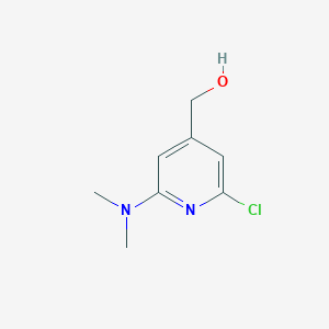 molecular formula C8H11ClN2O B8539381 (2-Chloro-6-(dimethylamino)pyridin-4-yl)methanol 