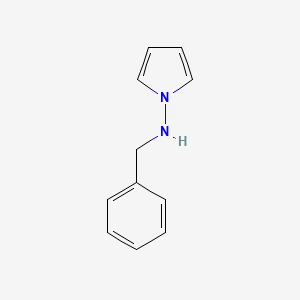 molecular formula C11H12N2 B8539408 N-benzyl-1H-pyrrol-1-amine 